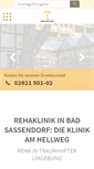 Mobile Screenshot of klinik-hellweg.de