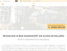 Tablet Screenshot of klinik-hellweg.de